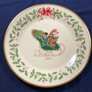 1991 Lenox Christmas Plate